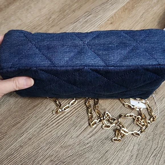 Quilted Denim Bag - NWT - Picture 6 of 10
